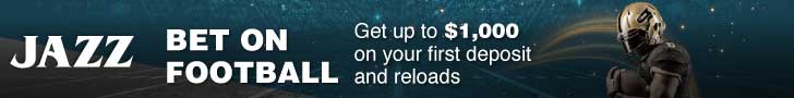 Jazz Sports Bonus offer for NFL and college football